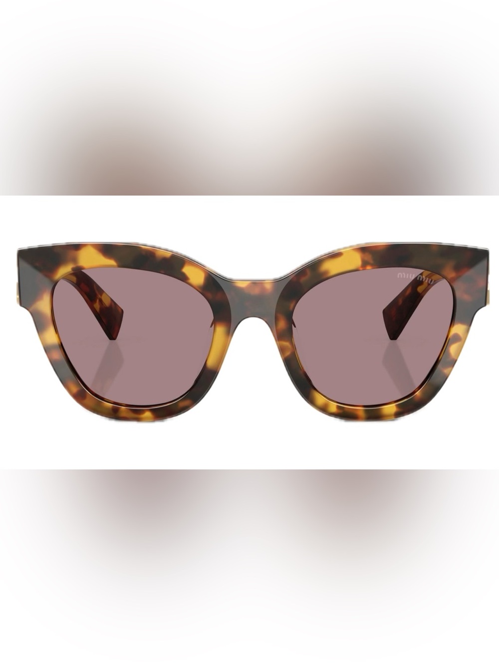 Miu Miu Tortoiseshell 51mm butterfly sunglasses
